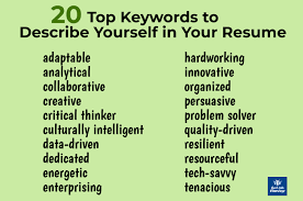 What Are Good Resume Keywords