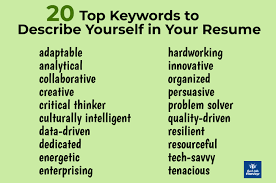 Maybe you would like to learn more about one of these? What Are Good Resume Keywords