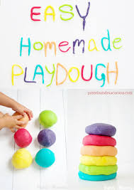 Easy Homemade Playdough Recipe Pastels Macarons Easy Homemade Playdough Recipe Homemade Playdough Homemade Playdough Recipe