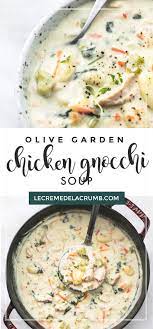 Olive Garden Chicken Gnocchi Soup Gnocchi Recipes Soup Chicken Gnocchi Soup Olive Garden Olive Garden Chicken Gnocchi