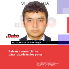Policiales. Balean a comerciante para robarle Un comerciante identificado  como Luis Abel Rubio Tello (38) resultó herido de bala durante un asalto  registrado en el mercado mayorista de productores Los Patos, ubicado