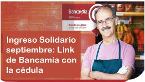 Ingreso Solidario Link Bancamia Cedula