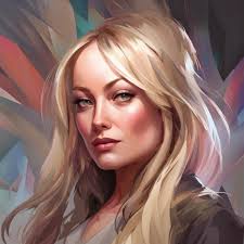 Olivia Wilde as Gwen Stacy, style of Shikarii
