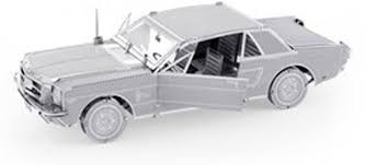 It comes in silver smoke gray. Metal Earth Ford 1965 Mustang Model Kit Conrad Com