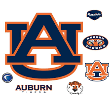 Fathead 34 In H X 39 In W Auburn Tigers Logo Wall Mural 61 61286 With Images Auburn Tigers Football Auburn Logo Auburn Football