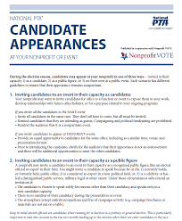 Pta Advocacy Resource This Candidate Appearances Resource Provides Guidelines On Inviting Candidates To Appear At Your E National Pta Elections Activities Pta