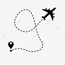 Air Plane Flight Route With Start Point And Dash Line Trace Plane Airplane Line Png Transparent Clipart Image And Psd File For Free Download In 2020 Plane Flight Plane Drawing Airplane Icon