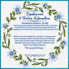 Kehamilan adalah sebuah anugerah terbesar dari allah swt bagi pasangan baru suami istri dalam perjalanan rumah tangga. Doa Empat Bulanan