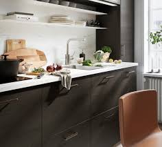 There's a choice of colors and you'll even find options with drawers. Metod Corner Base Cabinet With Carousel White Askersund Dark Brown Ash Effect Ikea