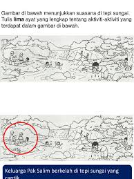 If you are using mobile phone, you could also use menu drawer from browser. Bahagian A Bina Ayat 5