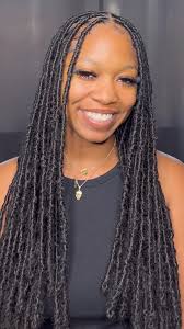 Waist length faux locs 🥰