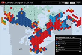 First published on tue 22 oct 2019 11.41 bst. Maps Mania 2019 Canadian Election Maps