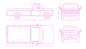 Ford F 100 1976 Dimensions Drawings Dimensions Guide