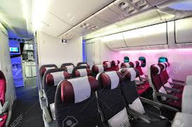 Qatar airways' qsuite is the path of the future, according to the airline. Singapur 12 Februar Die Geraumigen Und Komfortablen Economy Class Kabine Von Qatar Airways Boeing 787 8 Dreamliner In Singapur Airshow 12 Februar 2014 In Singapur Lizenzfreie Fotos Bilder Und Stock Fotografie Image 53491255
