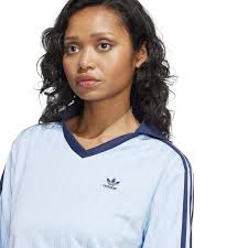 レディース 【adidas】 アディダス W V-NECK LS ロングスリーブ JD2604 CLEARSKY