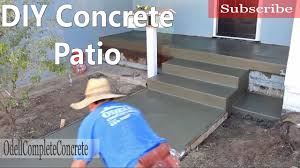 The average cost for a standard 12′ x 12′ shed concrete slab costs roughly: How To Pour A Concrete Patio Youtube