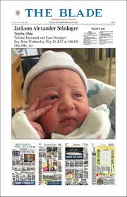 BIRTH ANNOUNCEMENT: Raymond — The Blade Vault