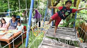 Maybe you would like to learn more about one of these? Mengintip Taman Bermain Dan Belajar Di Kelurahan Ketabang Surabaya Anak Anak Mengaku Senang Surya