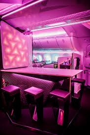 The Virgin Atlantic 787 Dreamliner A Look Inside The Flying Discotheque Luxury Trump Virgin Atlantic Virgin Airlines Aircraft Interiors
