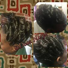 Hairstyles For Black Women Fingerwaves Frenchroll Black Hair Care Relaxed Hair Hair Styles Hair Waves Hair Up Styles