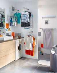 Comment Reussir L Amenagement D Un Coin Buanderie Chez Soi Buanderie Linge Dans La Salle De Bain Amenagement Buanderie