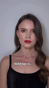 Soft matte red lips for stunning new face Layla Leonard  @bossmodelmanagement Keeping the edge blurred with @mykitco 504 MY BLURRED  LIP Products used // Lipstick