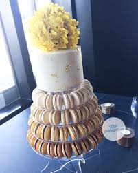 Gold Macaron Tower Macaroon Wedding Cakes Macaroon Wedding Favors Gold Macaron Tower
