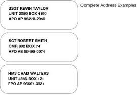 Some companies, especially big ones, dixie says, have a system of tracking letters by remember to put it on the envelope as well, which is probably even more important. 238 Military Addresses Postal Explorer