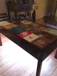 Cigar Box Table With Glass Top And Multi Color Led Undercarriage Cigar Box Crafts Cigar Box Projects Cigar Box Art