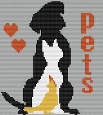 Bright and simple christmas alphabet design. Pets Dog Cat And Bird Afghan C2c Crochet Pattern