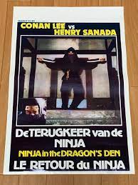2022新商品 ポスター オリジナル 海外版 龍の忍者 真田広之 1982年 東映 香港 NINJA OF LEGEND THE カンフー映画  コナン・リー その他 - www.polimerosrl.it