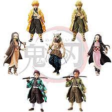 Check spelling or type a new query. Amazon Com Demon Slayer Kimetsu No Yaiba Tanjiro Kamado Nezuko Kamado Zenitsu Agatsuma Inosuke Hashibira Figure C With Color Box Baby