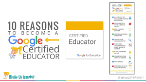 Are you going through google's teacher training center to prepare for your level 1 exam? 10 Reasons To Become A Google Certified Educator Infographic And Video Shake Up Learning