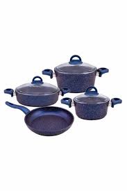 Emsan premium granit 7 parça tencere seti grey set içeriği : Emsan Premium Granit 7 Parca Tencere Seti Blue Pearl Modelleri