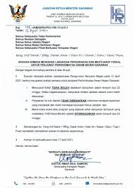 Perkhidmatan awam sarawak ditadbir oleh jabatan ketua menteri dan dipimpin oleh setiausaha kerajaan negeri yang melapor kepada ketua menteri sarawak. Covid 19 Acara Rasmi Km Sarawak Program Perkhidmatan Awam Ditangguhkan Dua Minggu Astro Awani