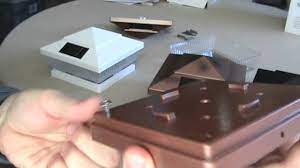 5 X 5 And 6 X 6 Fence Post Caps With Solar Light Youtube