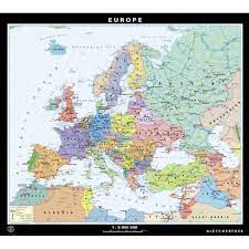 Europakarte gemischt mit länderflaggen alle europäischen flaggen vektor sammlung. Klett Perthes Verlag Kontinent Karte Europa Politisch Stumm P 2 Seitig