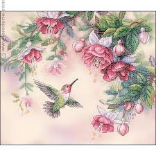 1 Toile Coton Ivoire Imprimee Les Fils A Broder 1 Aiguille 1 Notice Explicativ Fleurs Au Point De Croix La Maison Du Canevas Modeles De Point De Croix