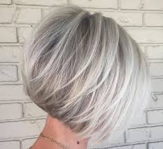 Our model flaunts a light blonde layered hairstyle that has been cut in layers to complement her facial features and is ideal for fine to medium hair textures. Layered Bob Hairstyles For Women Over 60 Short Hair Models