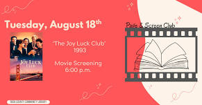 Page & Screen Club – ‘The Joy Luck Club’ Movie Screening