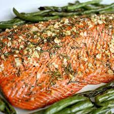Wrap the salmon steaks in prosciutto and place in a baking dish. Disney Inspired Recipes Family Disney Com Roasted Salmon Recipes Salmon Recipes Recipes