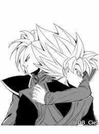 Zamasu and goku black manga. Black Goku And Zamasu Goku Black Dragon Ball Art Dragon Ball Goku