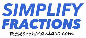 Shows the final multiplication step. Simplify Fractions Calculator
