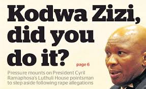 About kodwa getting paid r174,000, sodi said this was a loan to a friend. Kodwa Zizi Did You Do It Pressreader