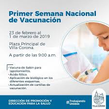 Todos los vehículos que circulen en jalisco están obligados a realizar la verificación responsable, inclusive los de otros estados. Primer Semana Nacional De Vacunacion H Ayuntamiento De Villa Corona