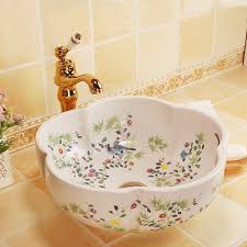 counter top vitreous china wash basin