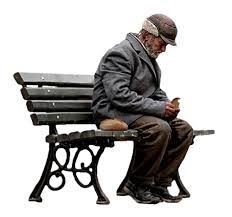 Old Man Sitting On The Bench Tancevalnye Foto Nabroski Zhivopis
