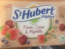 Les Petits Plaisirs Soja Aux Fruits Rouges Saint Hubert 600 G 6 100 G