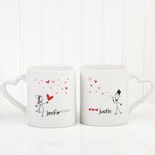 Blown Away By Love Personalized Wedding Mug Set Dia Dos Namorados Ideias