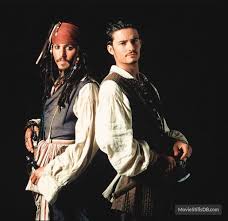 Pirates Of The Caribbean The Curse Of The Black Pearl Jack Sparrow Pirates Of The Caribbean The Curse Of The Black Pearl Promo Shot Of Johnny Depp Orlando Bloom Pirates Of The Caribbean Captain Jack Sparrow Jack Sparrow